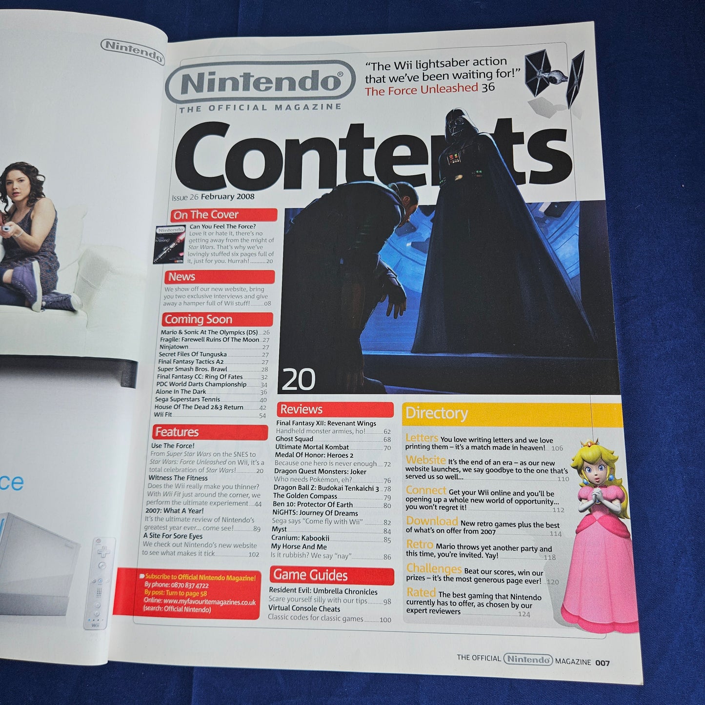 Official Nintendo Magazine Issue 26 February 2008 (1343) Star Wars Force Unleashed