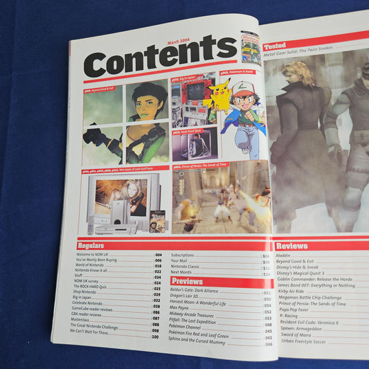 Nintendo Official Magazine Issue 138 March 2004 (1343) Metal Gear Solid Twin Snakes