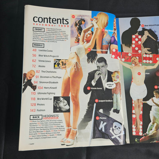 Loaded Magazine November 1999 (1350) Laetitia Casta Shannon Elizabeth Y2K