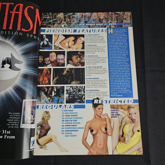 DVD World Magazine Issue 31 (2005) (1359) Christa Campbell Lana Clarkson Horror