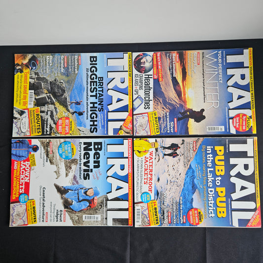 BUNDLE JOBLOT 11x TRAIL Magazines 2011 Hillwalking Lake District (BJL0139)