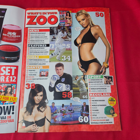 Zoo Magazine 2-8 July 2010 (1369) POSTERS INTACT! Poppy Rivers Amie Casey
