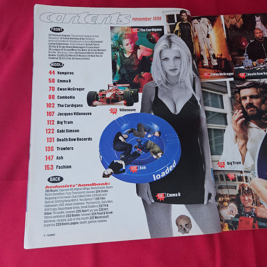 Loaded Magazine November 1998 (1375) Emma B Ewan McGregor Gabi Simson Poster