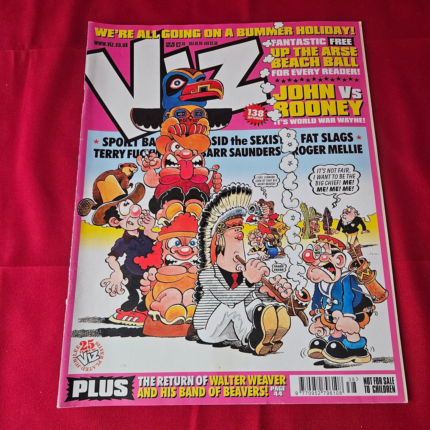 Viz Comic Magazine Issue 138 September 2004 (1389) Wayne Rooney Satire Parody 25th Anniversary