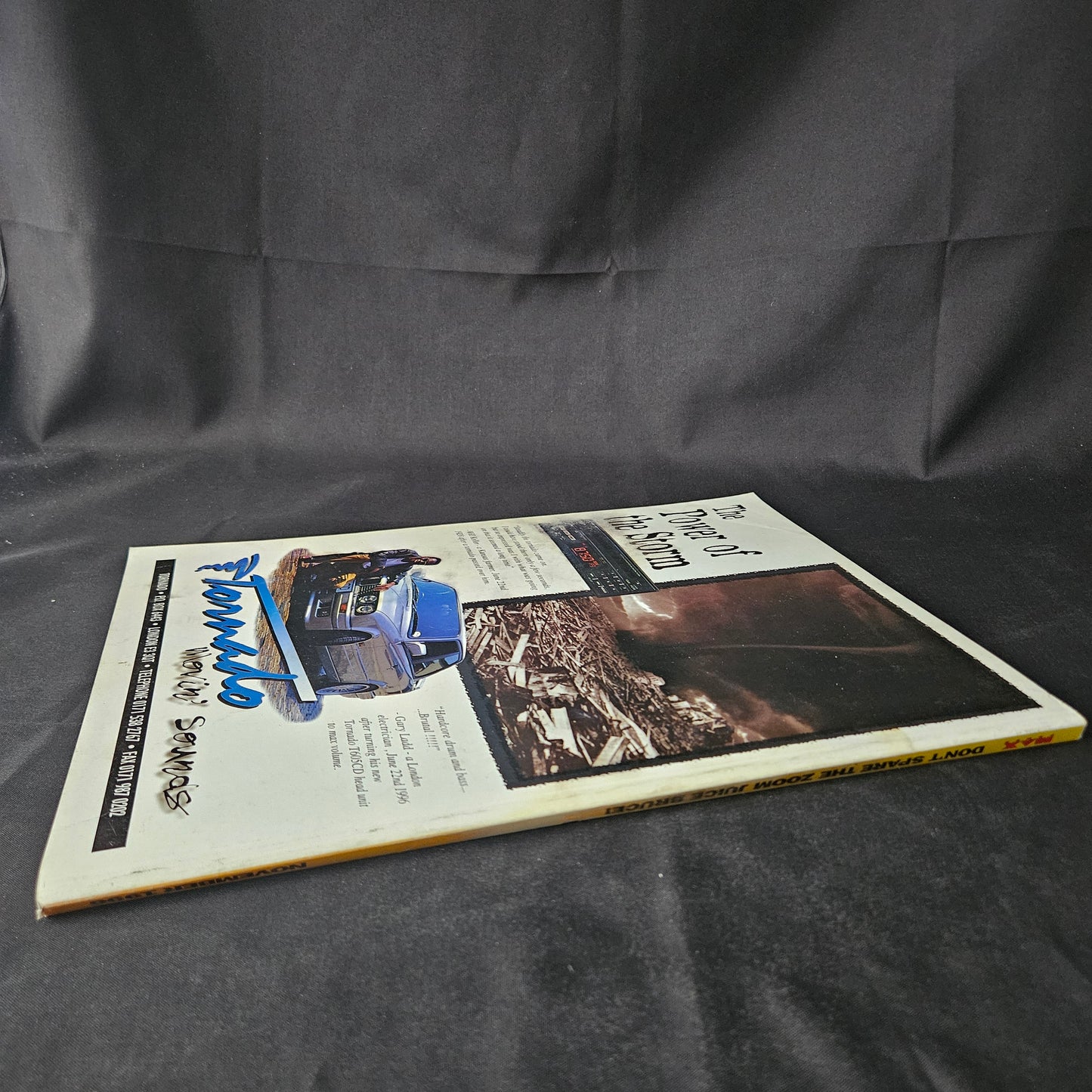 Max Power Magazine November 1996 (1404) Ford Sierra Cosworth Golf VR6 Clio Nova CRX