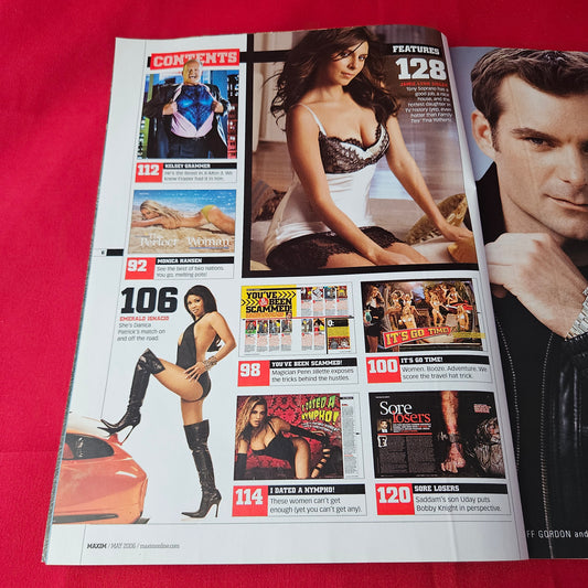 Maxim Magazine May 2006 U.S. Edition (1411) Jamie Lynn Sigler Monica Hansen Emerald Ignacio
