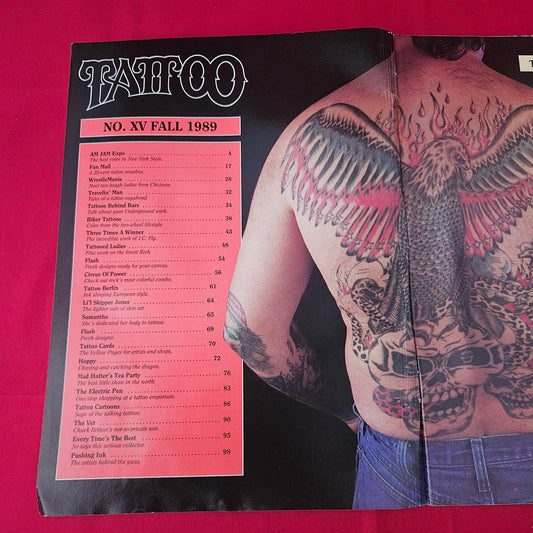 Easyriders Tattoo Magazine Fall 1989 No 15 (1416) Harley Davidson Dragon Eagle Skin Art