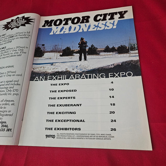 Tattoo Magazine Supplement Detroit 99 Motor City Tattoo Expo (1416) Tattoo Artwork Flash Art