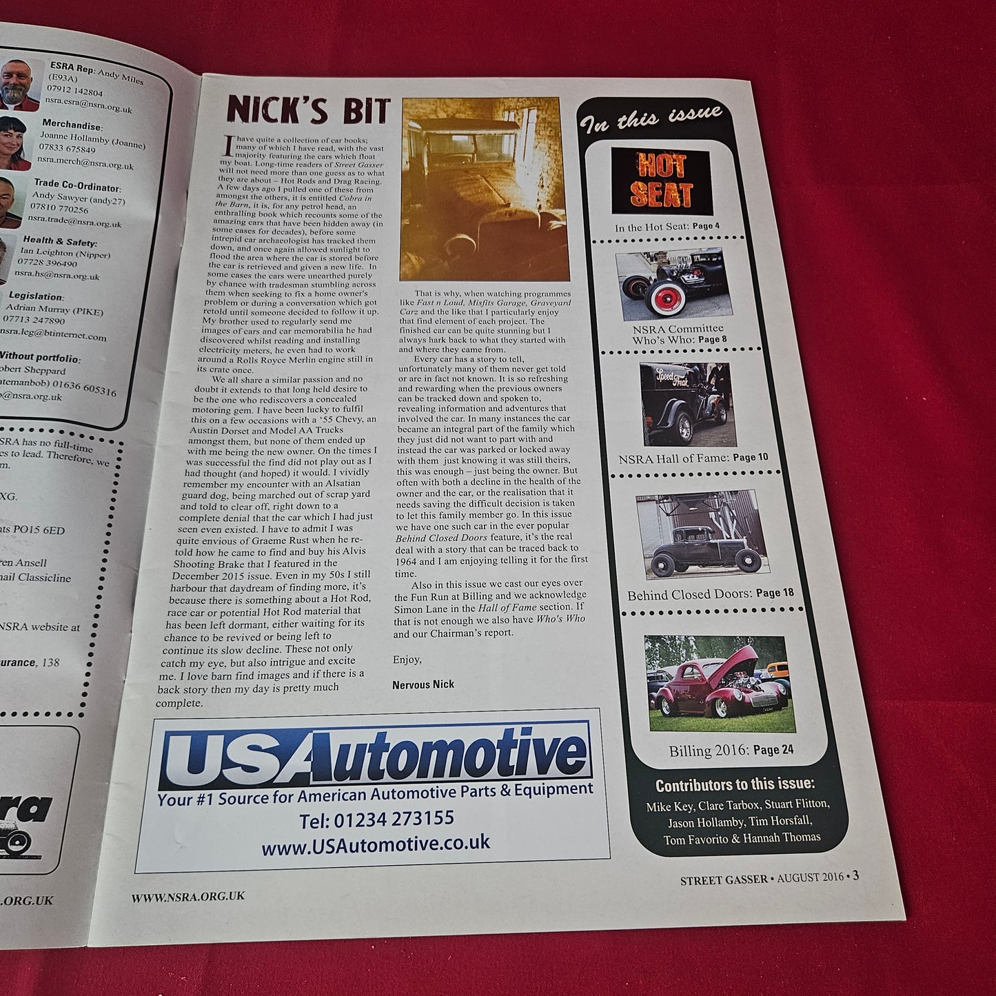 Street Gasser Magazine August 2016 (1419) Hot Rod Gasser NSRA Custom Car