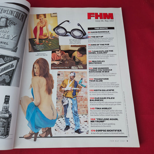 FHM Magazine May 1997 (1425) Tina Hobley Angie Everhart For Him Magazine