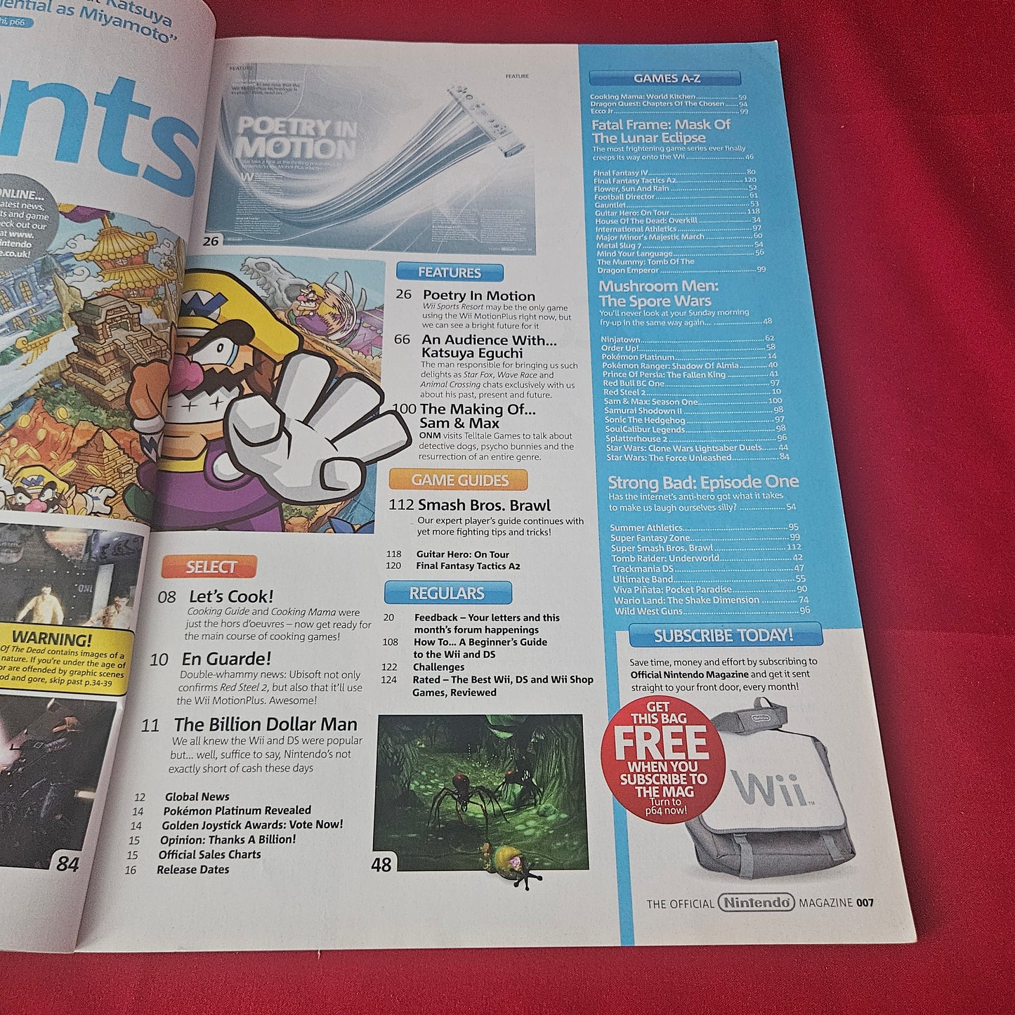 Nintendo Official Magazine October 2008 (1430) Wario Land Star Wars Final Fantasy IV Wii DS