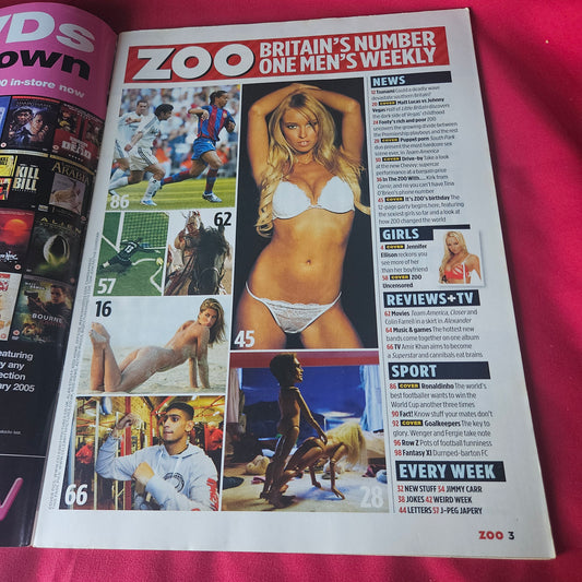 Zoo Magazine 14-20 January 2005 (1433) Jennifer Ellison Lucy Pinder Jodie Marsh Michelle Marsh