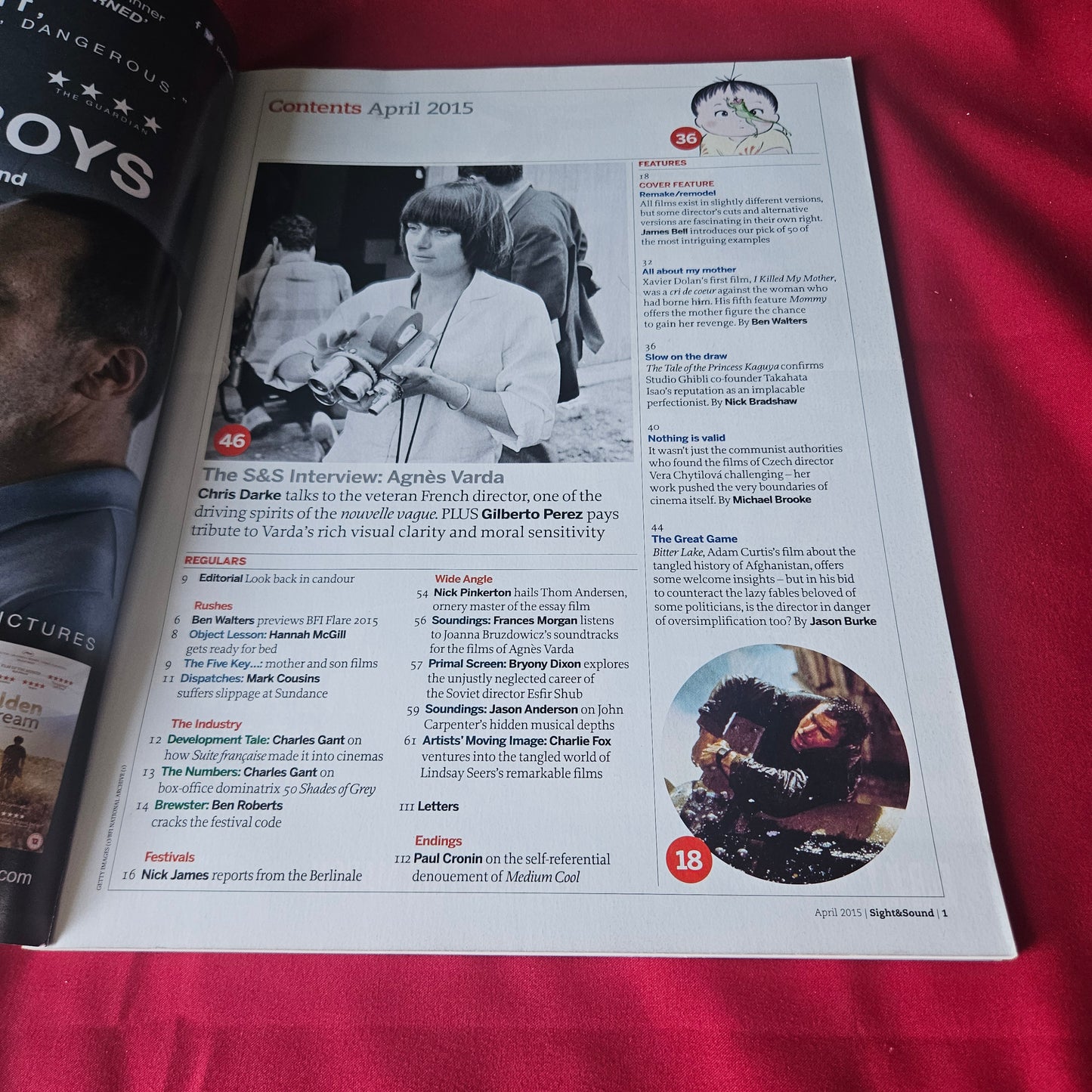 Sight & Sound Magazine April 2015 Remake Remodel Directors Cuts Bitter Lake Mommy SKU 1438