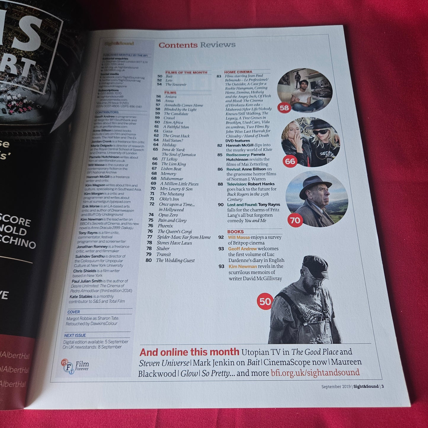 Sight & Sound Magazine September 2019 Once Upon a Time in Hollywood Pain and Glory (1438)