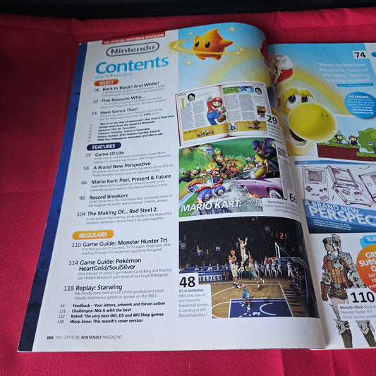 Official Nintendo Magazine June 2010 Issue 56 Super Mario Galaxy 2 Mario Yoshi (1445)