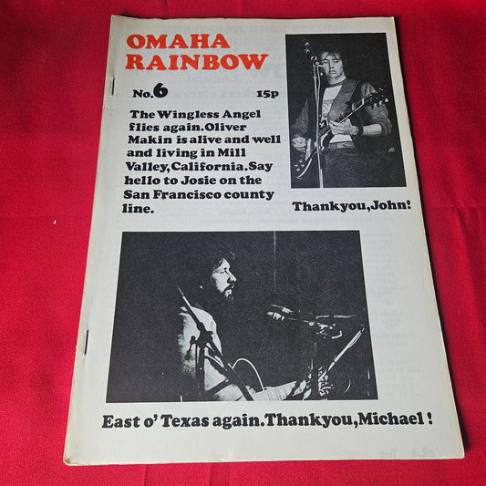 15x Omaha Rainbow Magazine Bundle / Job Lot 1976-1979 Country Rock John Stewart Emmylou SBA1449
