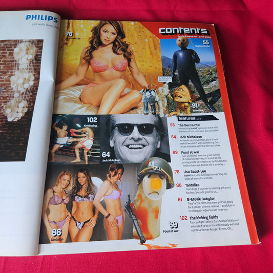 Loaded Magazine June 2003 RARE Lisa Scott-Lee Jack Nicholson Tricky SKU 1454