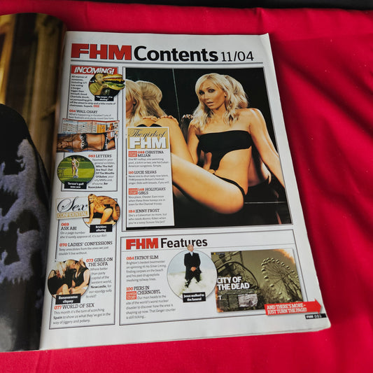 FHM Magazine November 2004 Christina Milian Jenny Frost Lucie Silvas SKU 1465