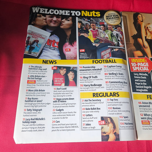 Nuts Magazine 11-17 February 2005 Lucy Pinder Michelle Marsh Emma Davis Lauren Pope SKU 1468