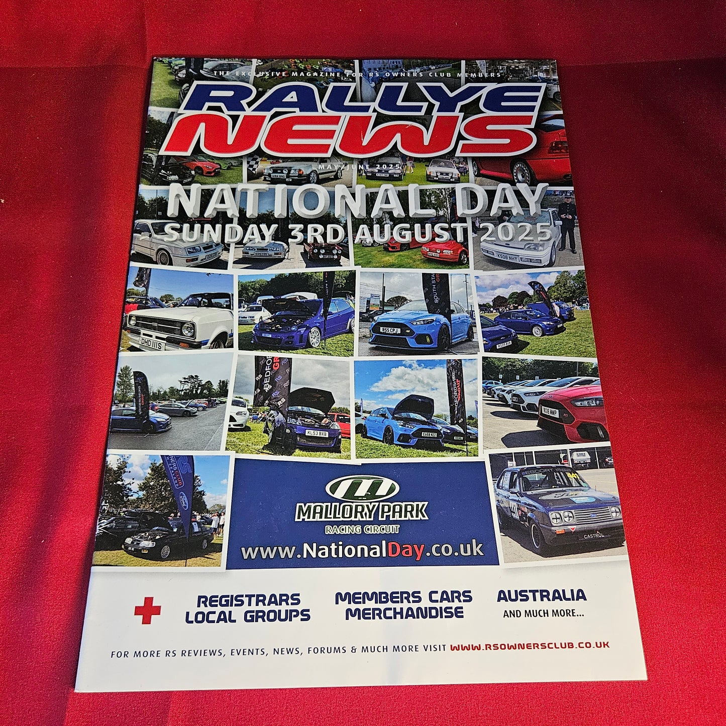 Rallye News Magazine May/June 2025 Ford RS Owners Club National Day Mallory Park SKU 1477