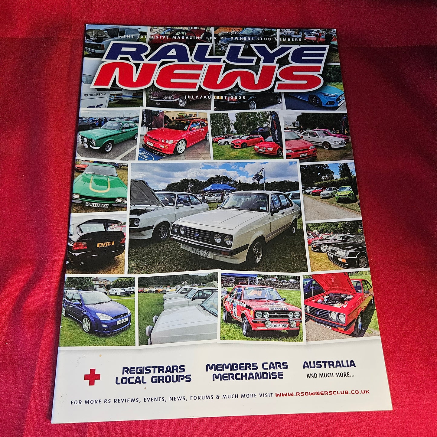 Rallye News Magazine July/August 2025 Ford RS Owners Club Classic Performance Cars SKU 1477