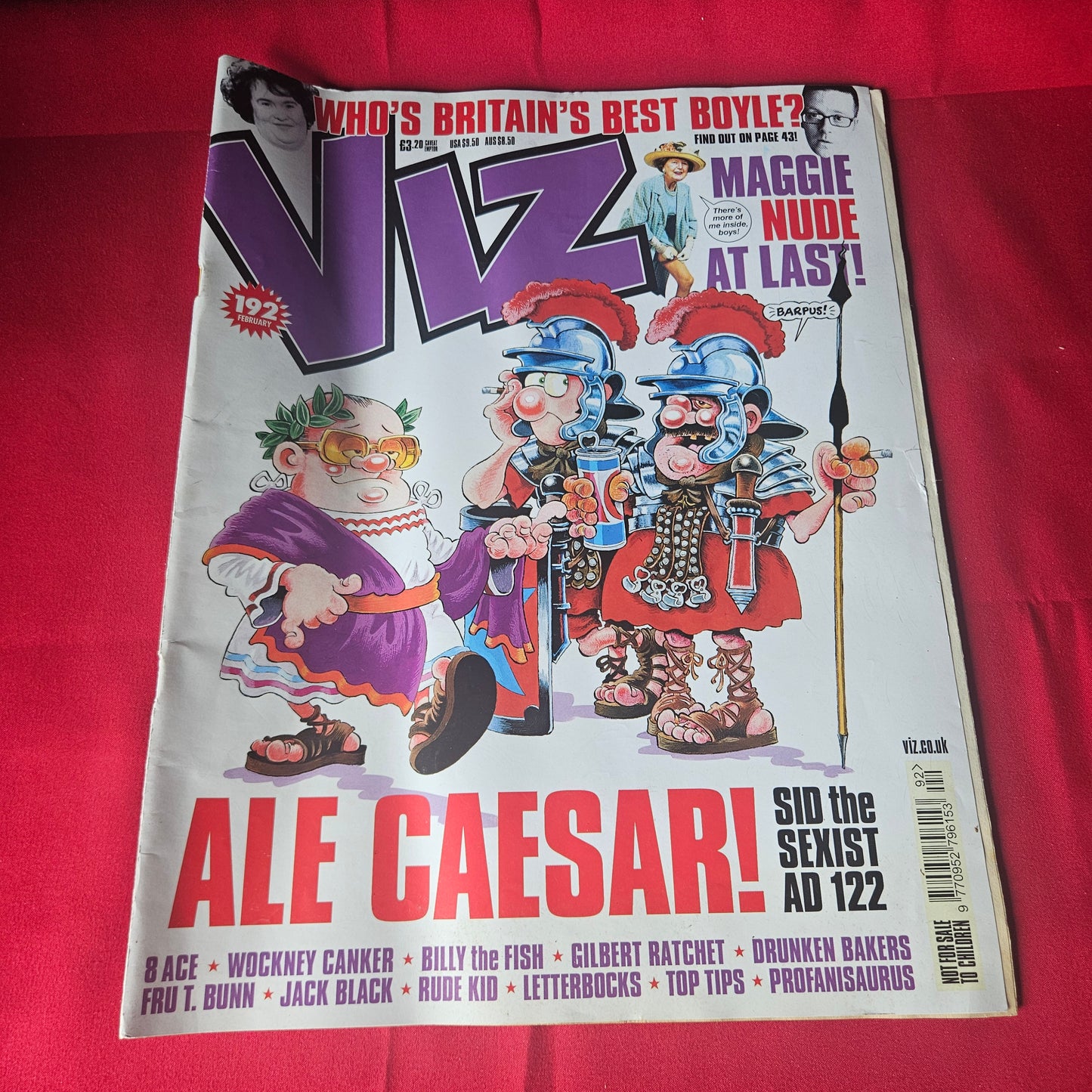 Viz Magazine February 2010 Issue 192 Sid the Sexist Jack Black Billy the Fish SKU 1479