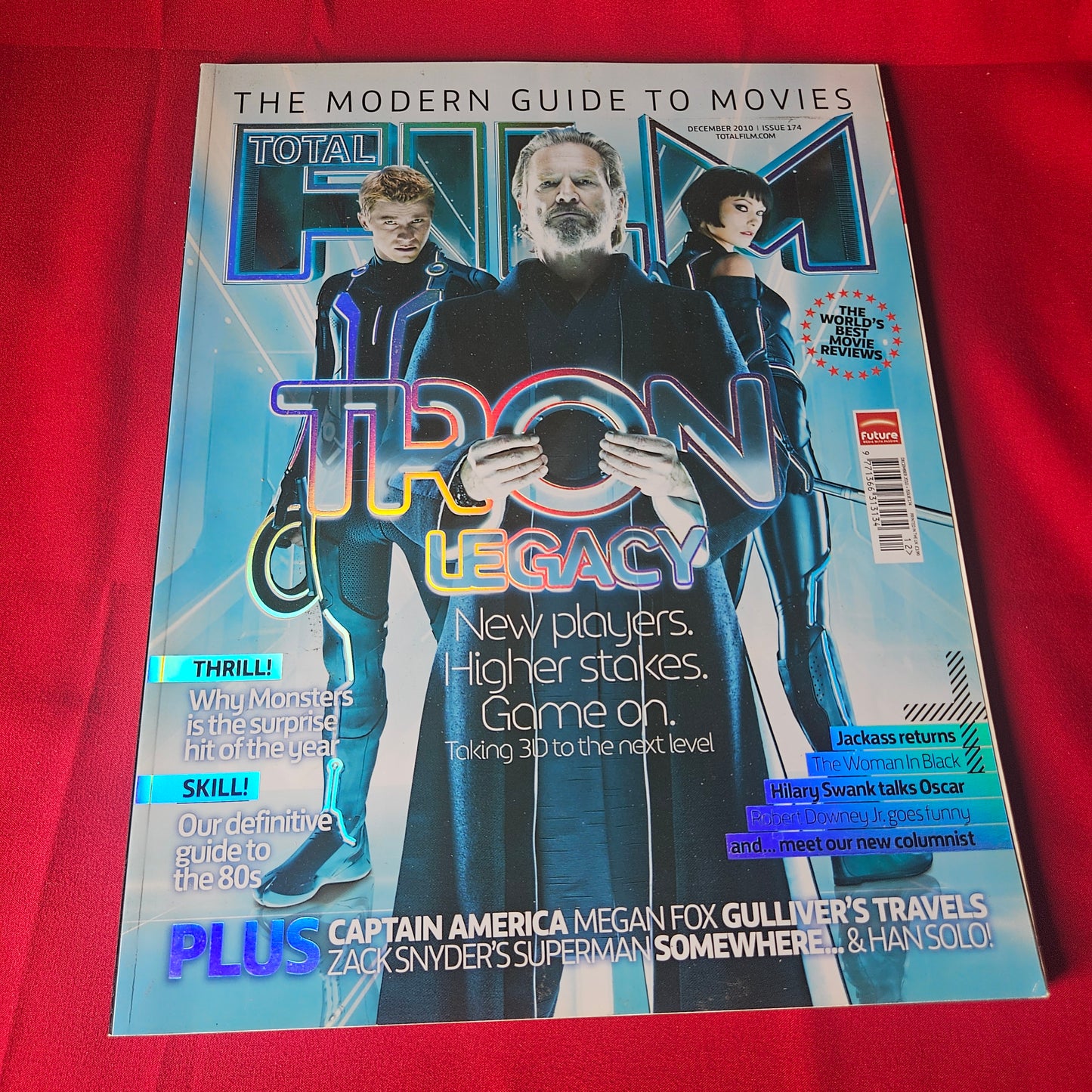 Total Film Magazine December 2010 Issue 174 Tron Legacy Jeff Bridges Garrett Hedlund