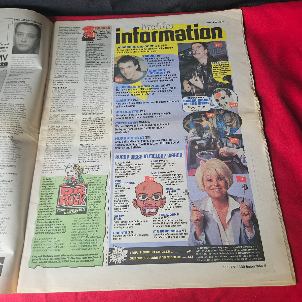 Melody Maker Magazine 20 March 1999 Catatonia Cerys Matthews Stereophonics Blur NP001