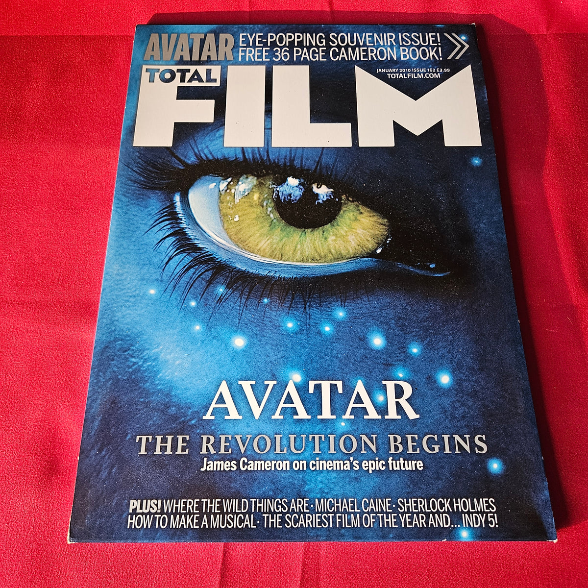 Total Film Magazine January 2010 Issue 162 Avatar James Cameron 36 Page Book SKU 1489