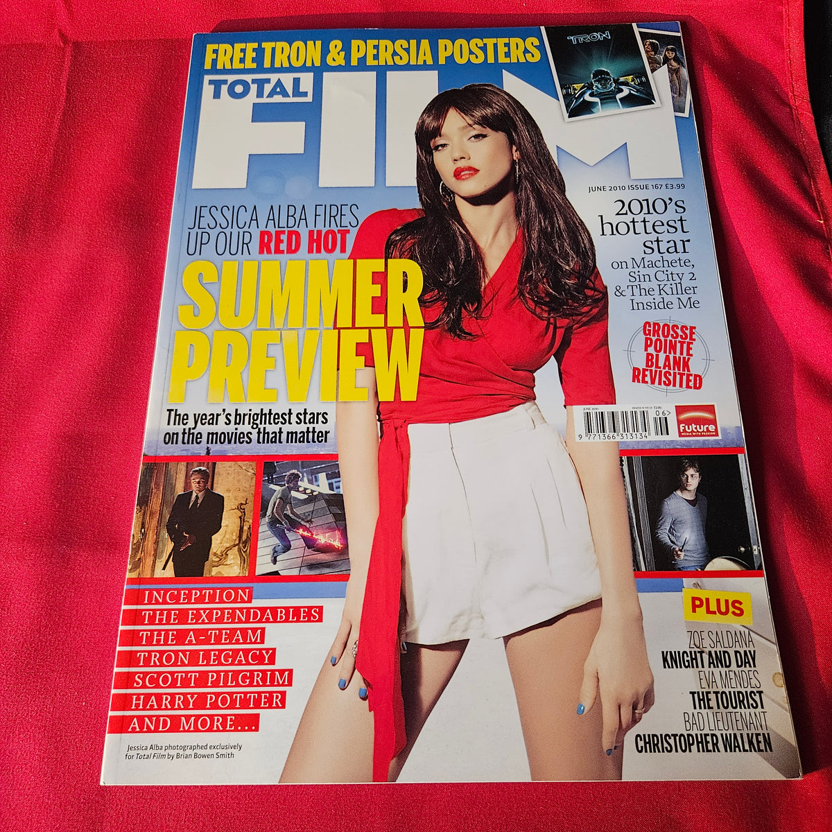 Total Film Magazine June 2010 Issue 167 Jessica Alba Inception Tron Legacy SKU 1489
