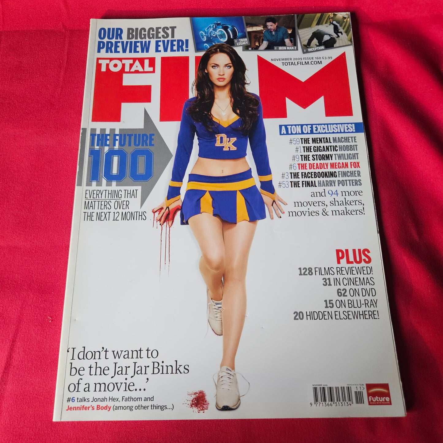Total Film Magazine November 2009 Megan Fox Jennifer's Body Inception Iron Man 1491
