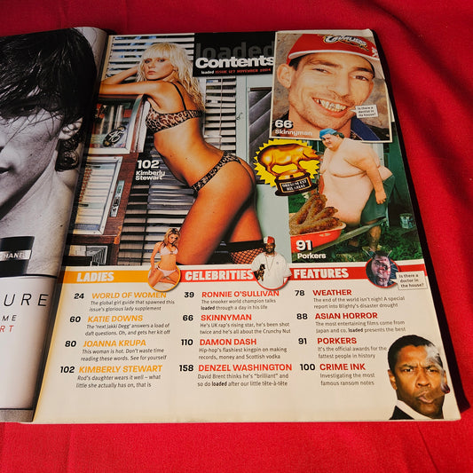 Loaded Magazine November 2004 Kimberly Stewart Katie Downs Joanna Krupa Issue 127 (1497)