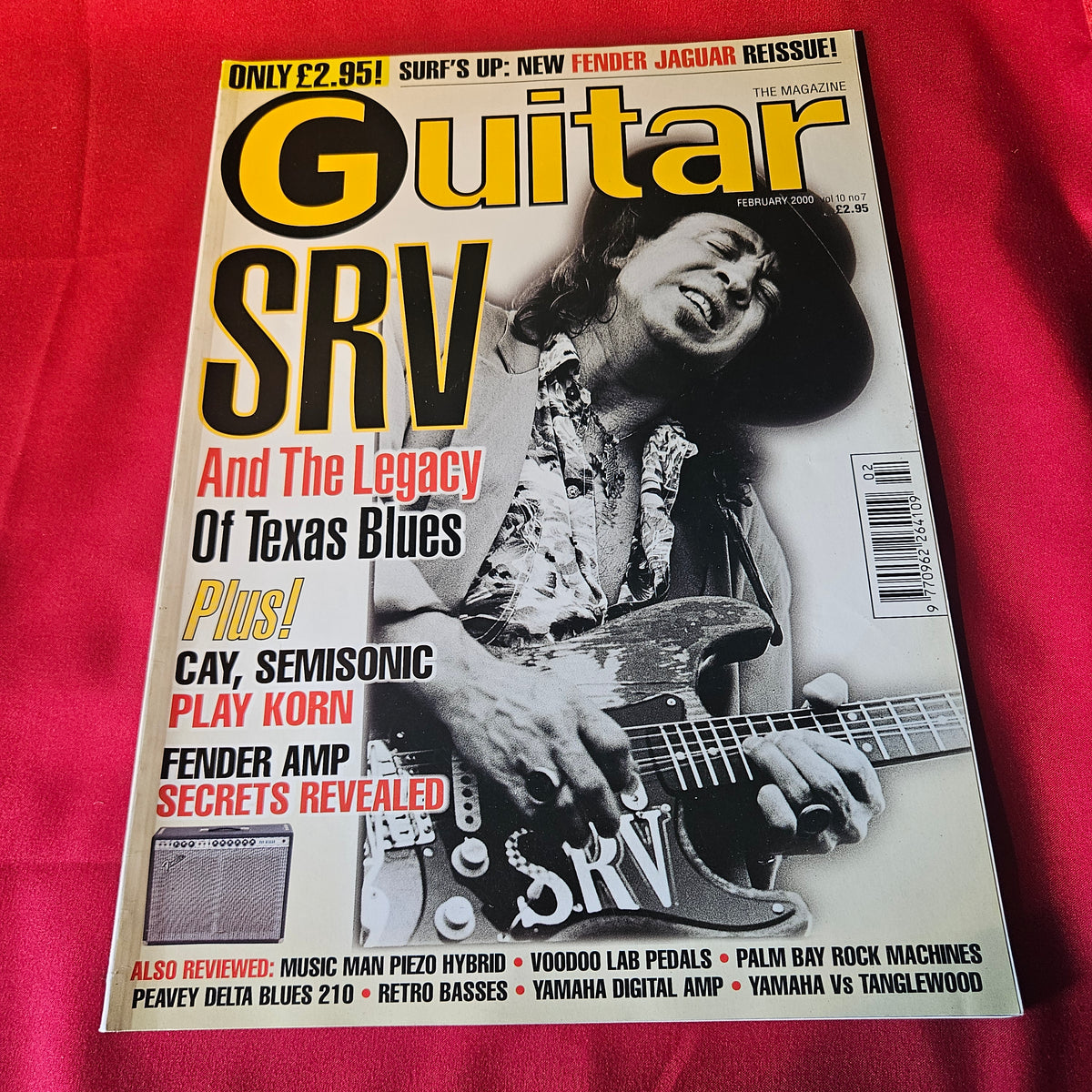 Guitar Magazine February 2000 Stevie Ray Vaughan SRV Texas Blues Korn Fender (1502)