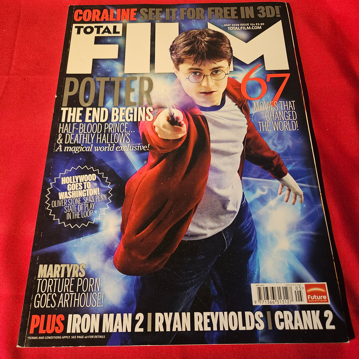 Total Film Magazine May 2009 Issue 154 Harry Potter Daniel Radcliffe Iron Man 2 (1505)
