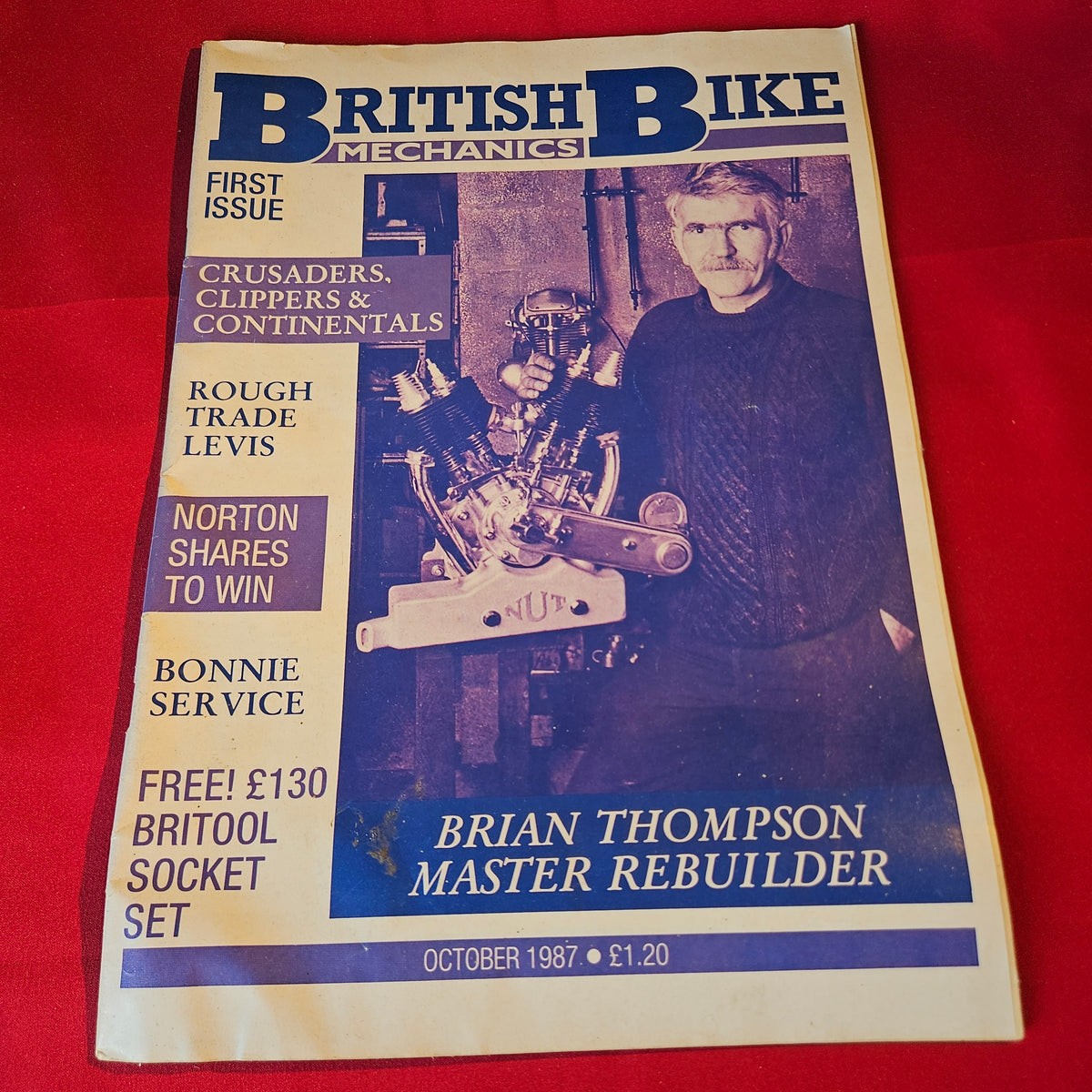 British Bike Mechanics Magazine October 1987 First Issue Brian Thompson Norton SKU 1523