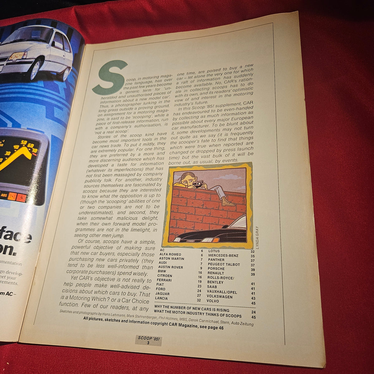 Car Magazine November 1984 Lotus V8 Ferrari Jaguar BMW Scoop 85 SKU 1526