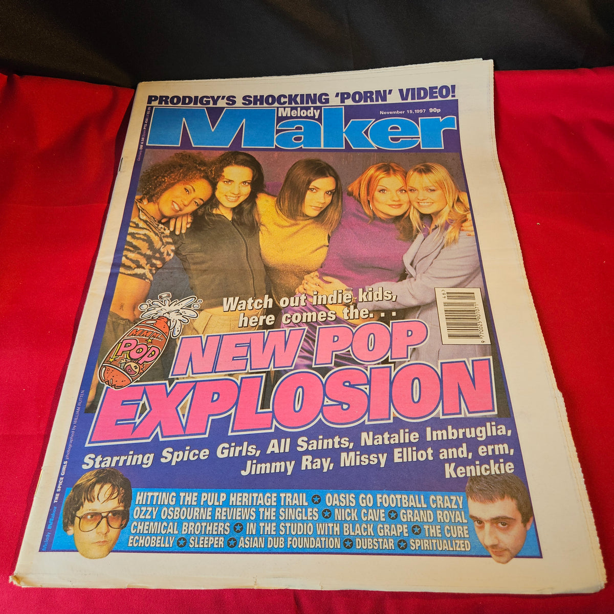 Melody Maker Magazine 15 November 1997 Spice Girls All Saints Natalie Imbruglia Prodigy Oasis NP007