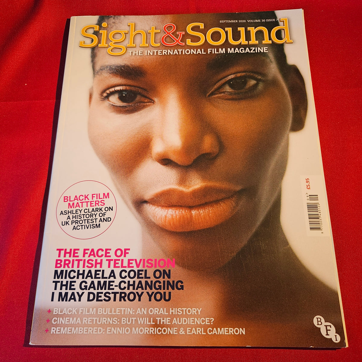 Sight & Sound Magazine September 2020 Michaela Coel I May Destroy You BFI SKU 1536