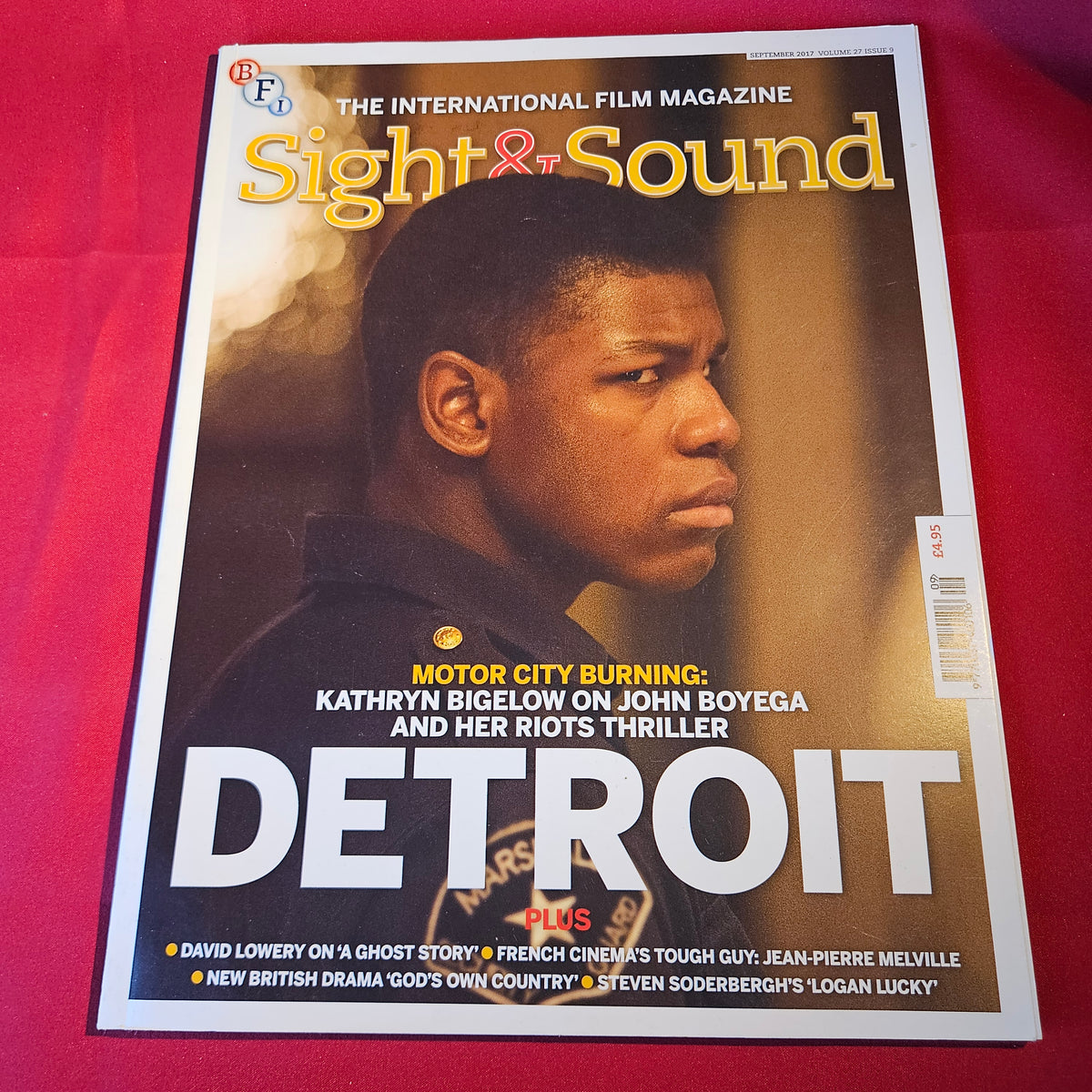 Sight & Sound Magazine September 2017 John Boyega Detroit Kathryn Bigelow SKU 1536