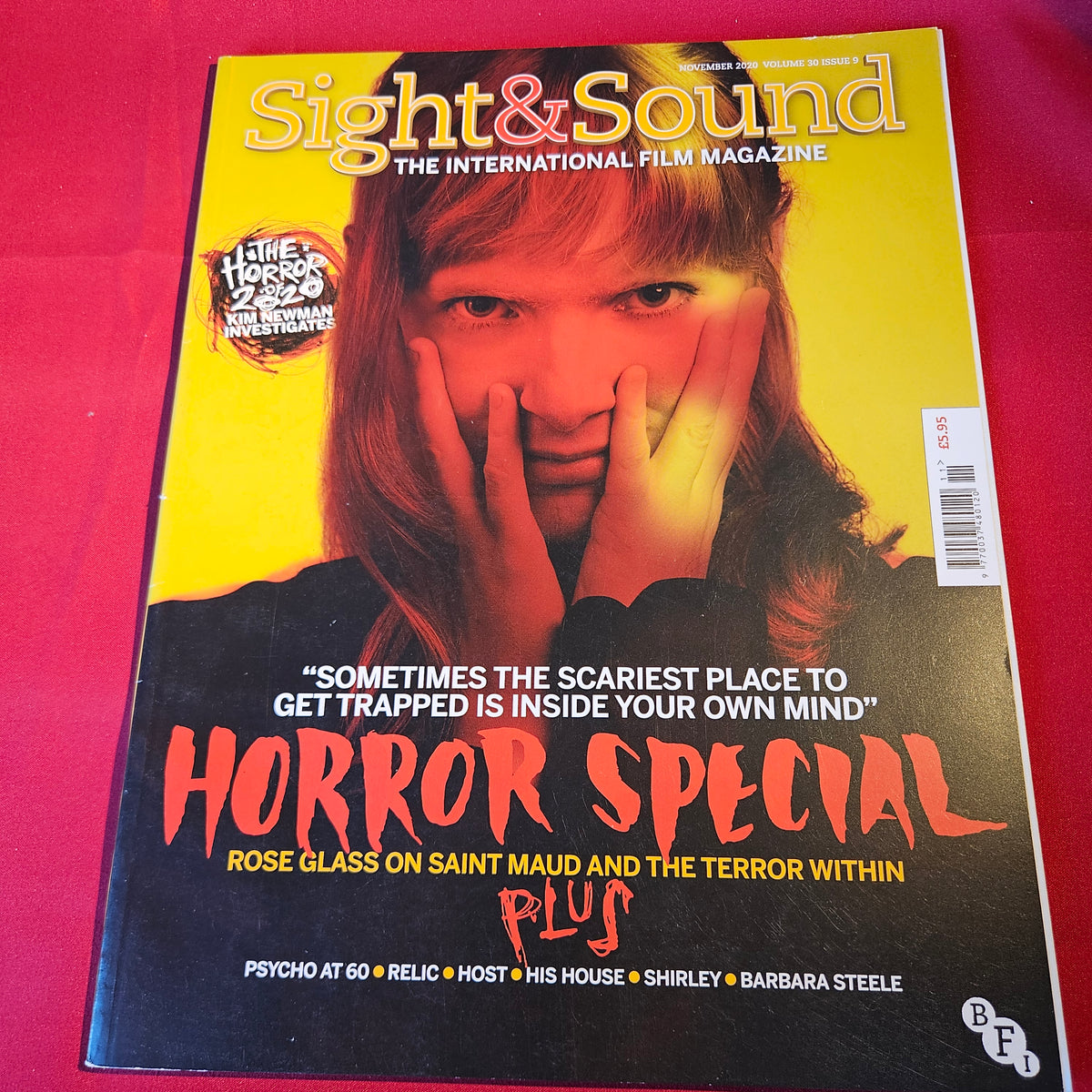 Sight & Sound Magazine November 2020 Horror Special Saint Maud Rose Glass SKU 1536