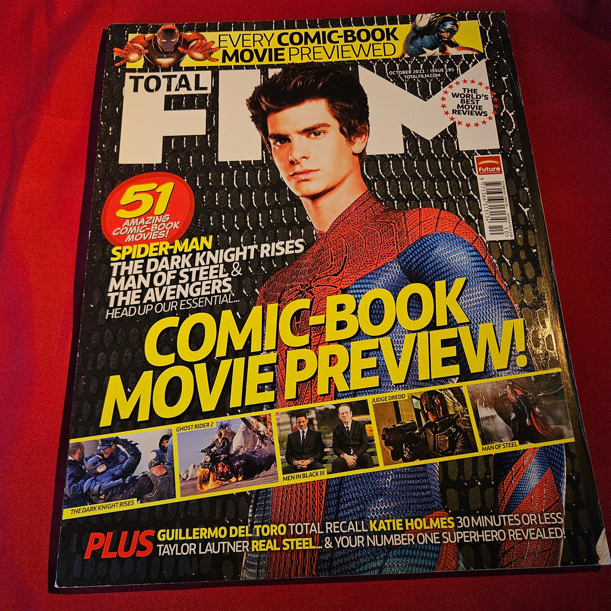 Total Film Magazine October 2011 Issue 185 Andrew Garfield Spider-Man SKU 1537