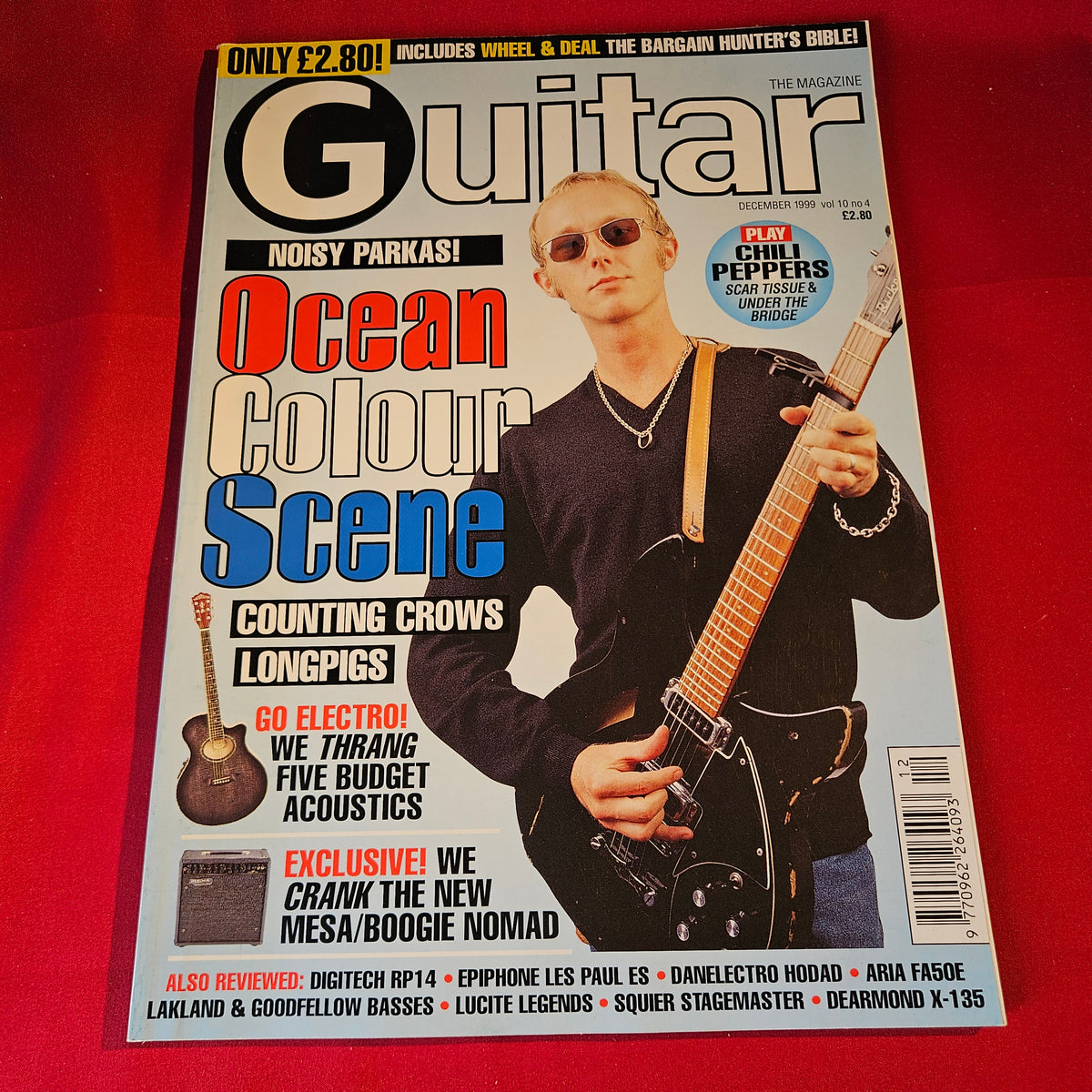 Guitar Magazine December 1999 Ocean Colour Scene Counting Crows Longpigs SKU 1551