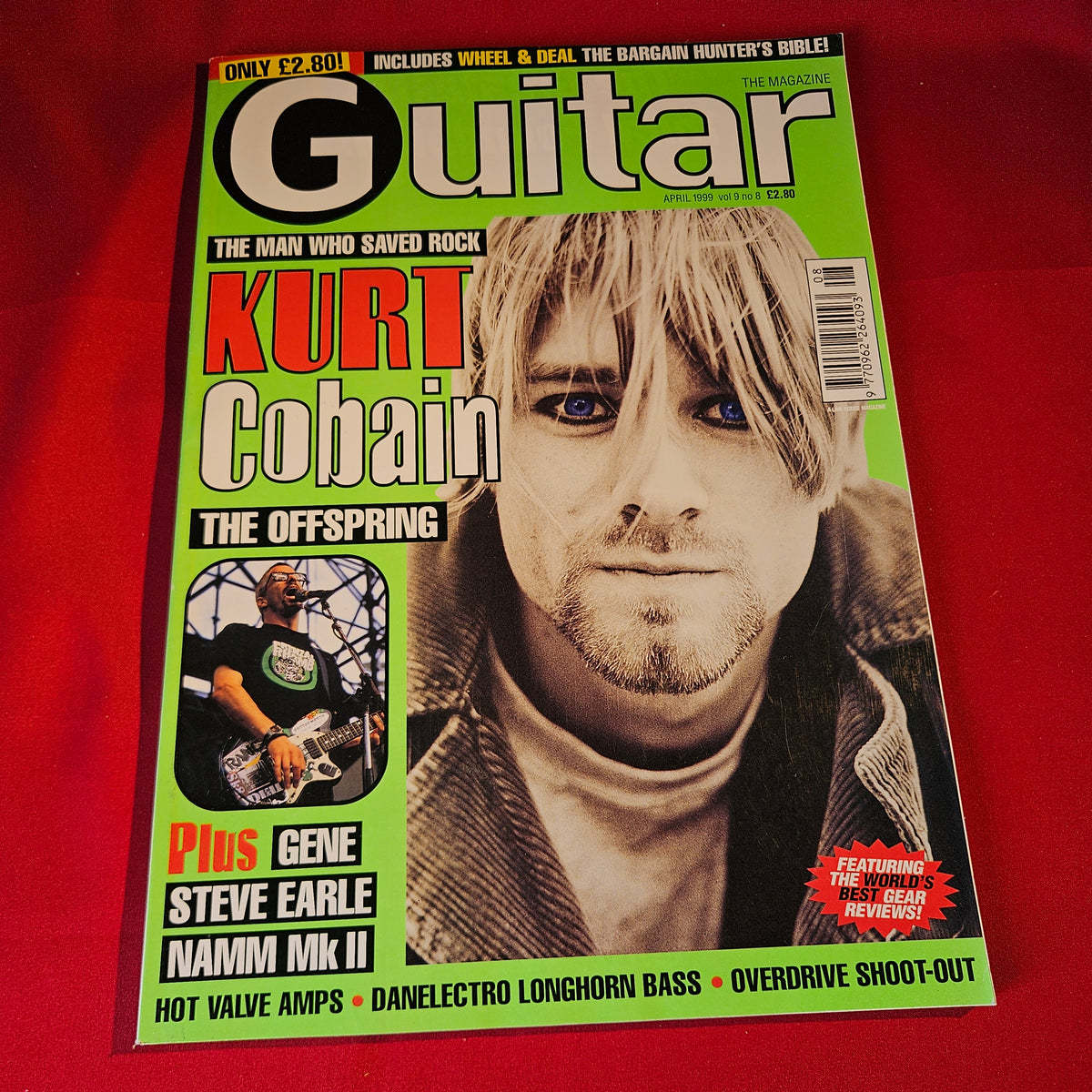 Guitar Magazine April 1999 Kurt Cobain Nirvana The Offspring Steve Earle SKU 1551