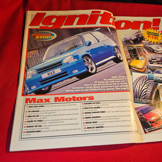 Max Power Magazine October 1998 Issue 66 Renault 5 Nissan 300ZX SKU 1553