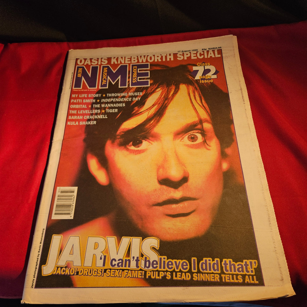NME Magazine 17 August 1996 Jarvis Cocker Pulp Oasis Knebworth Special NP009