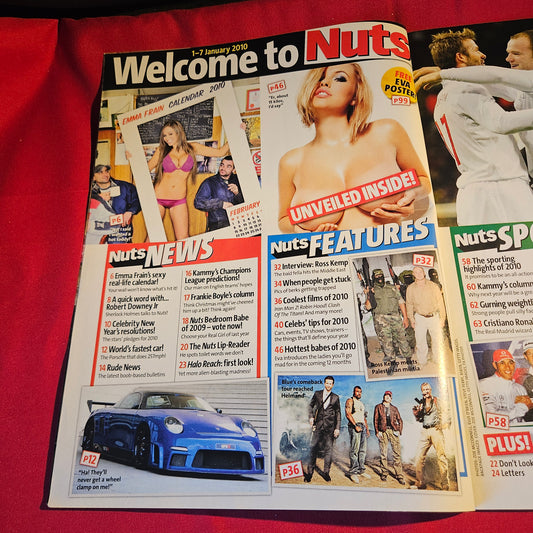 Nuts Magazine 1-7 January 2010 Eva Wyrwal Jessica Simpson Lucy Pinder SKU 1565