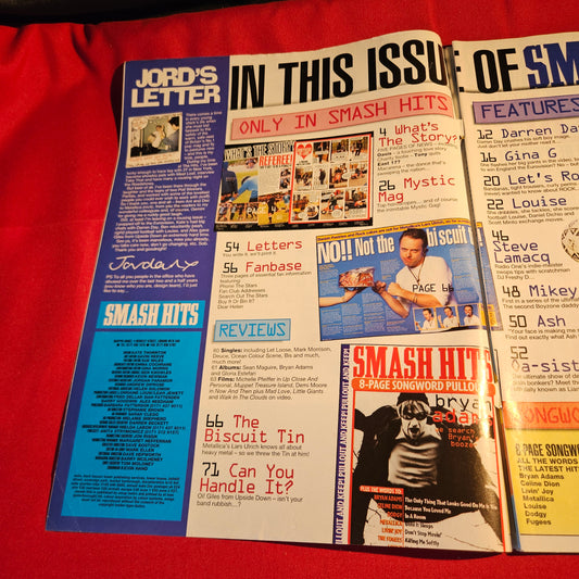 Smash Hits Magazine 5-18 June 1996 Darren Day Oasis Boyzone Ash SKU 1570
