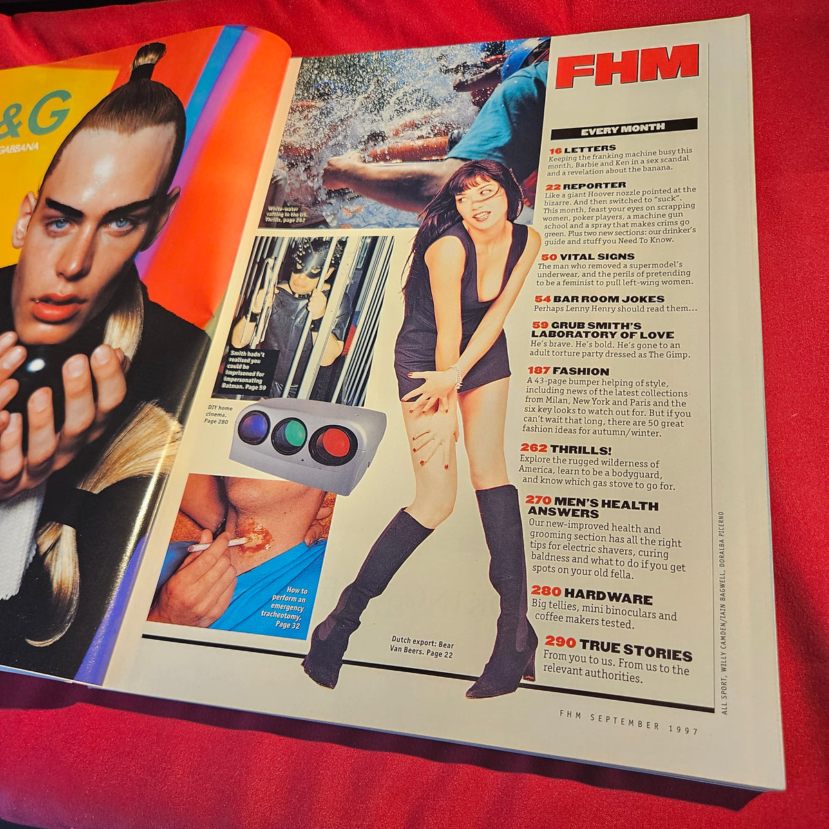 FHM Magazine September 1997 Issue 92 Denise Van Outen Melanie Sykes SKU 1576