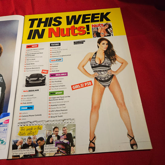 Nuts Magazine 5-11 April 2013 POSTERS Lucy Pinder Rosie Jones Pull-Out SKU 1580