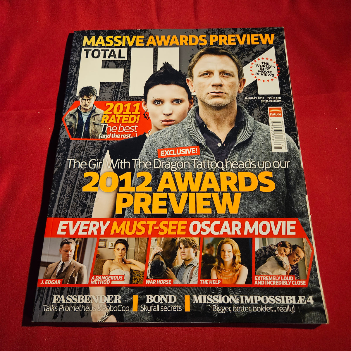 Total Film Magazine January 2012 Issue 188 Daniel Craig Rooney Mara SKU 1581